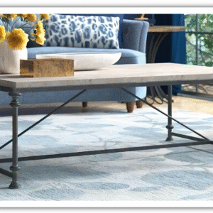 Bernhardt Galesbury Rectangle Cocktail Table with Adjustable Glides
