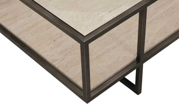 Bernhardt Harlow Rectangle Cocktail Table with Adjustable Glides - Image 3
