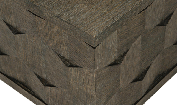 Bernhardt Linea Wooden Contemporary Cocktail Table with Pedestal Base - Image 7