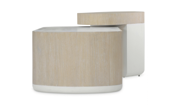 Bernhardt Solaria Wooden Cocktail Table with Chiseled Cast Resin Sides - Image 14