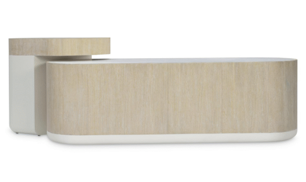 Bernhardt Solaria Wooden Cocktail Table with Chiseled Cast Resin Sides - Image 12