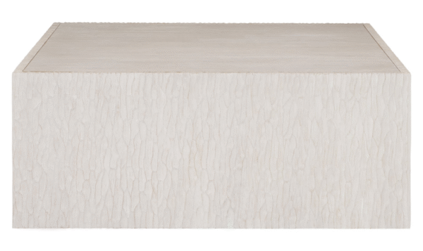 Bernhardt Solaria Wooden Cocktail Table with Chiseled Cast Resin Sides - Image 18