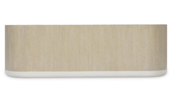 Bernhardt Solaria Wooden Cocktail Table with Chiseled Cast Resin Sides - Image 4