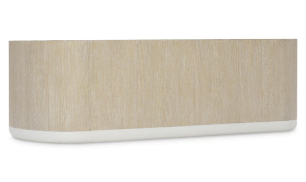 Bernhardt Solaria Wooden Cocktail Table with Chiseled Cast Resin Sides - Image 5