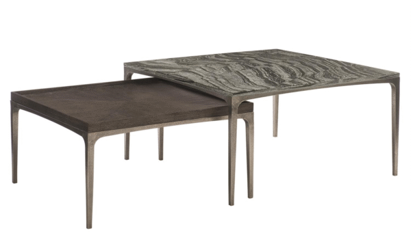 Bernhardt Strata Rectangle Cocktail Table With Tapered Legs - Image 3