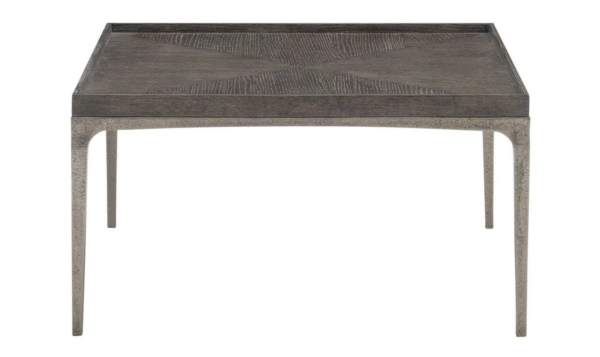 Bernhardt Strata Rectangle Cocktail Table With Tapered Legs - Image 5