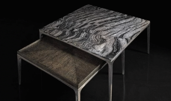 Bernhardt Strata Rectangle Cocktail Table With Tapered Legs - Image 8