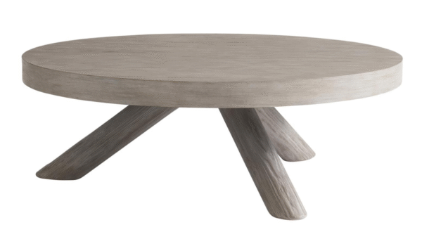 Bernhardt Harmon Round Cocktail Table in Gris Finish - Image 2