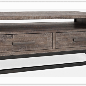 Jofran SummitWood 2-Drawers Cocktail Table in Brown