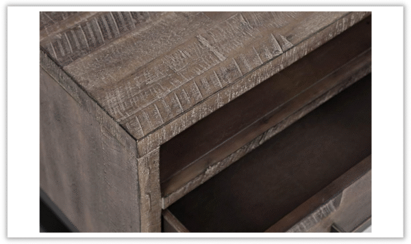 Jofran SummitWood 2-Drawers Cocktail Table in Brown - Image 5