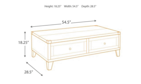 Modern Heritage Todoe Lift Top Cocktail Table in Dark Gray - Image 19