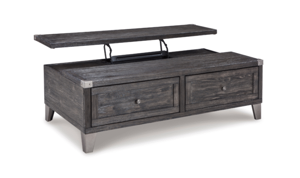 Modern Heritage Todoe Lift Top Cocktail Table in Dark Gray - Image 14