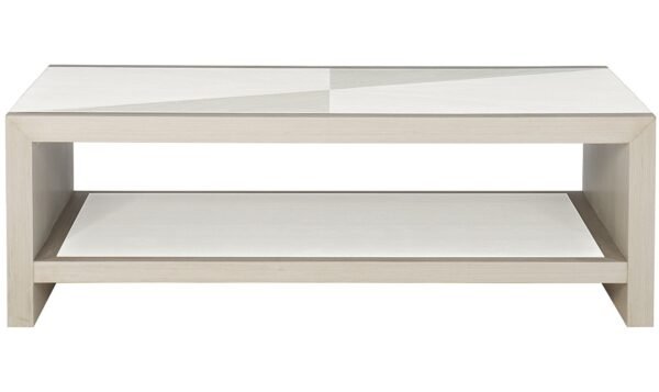 Bernhardt Axiom Traditional Cocktail Table with Shelf