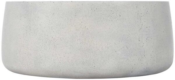 Bernhardt Sayle Round Cast Grey Concrete Cocktail Table - Image 2