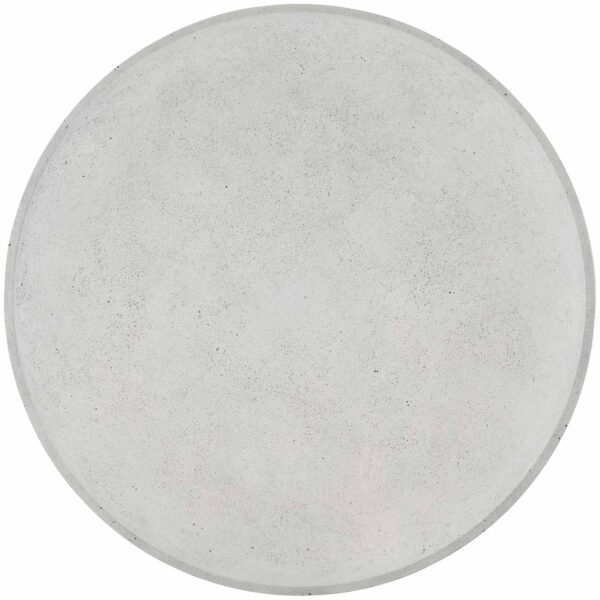 Bernhardt Sayle Round Cast Grey Concrete Cocktail Table - Image 4
